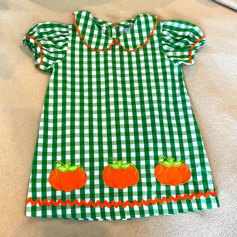 Toddler girls pumpkin dress
